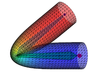 Linear Blending cylinder