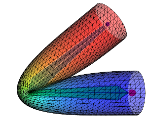 Linear Blending cylinder